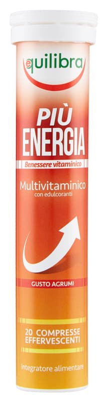 Piu' Energia Gusto Agrumi 20 Compresse Effervescenti