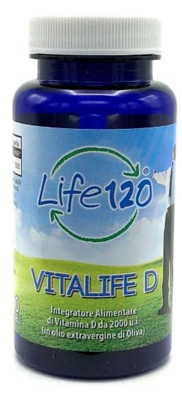 Life 120 Vitalife D 2000 Ui 100 Capsule Softgel