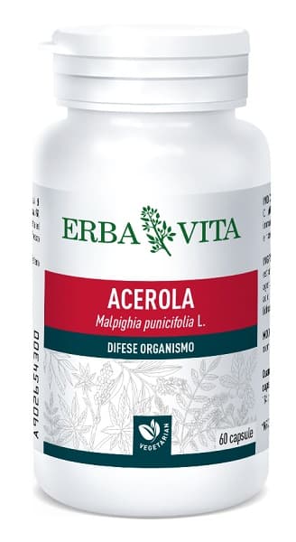 Erba Vita Acerola Integratore Difese Immunitarie 60 Capsule