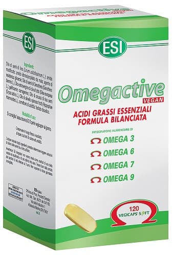 Esi Omegactive Vegan Integratore Acidi Grassi 120 Perle Vegetali