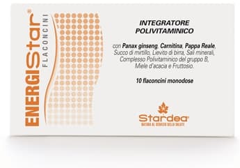 Energistar Integratore Polivitaminico Gruppo B 10 Flaconcini