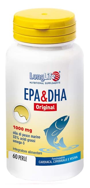 Longlife Epa & Dha Original Integratore Alimentare 60 Perle