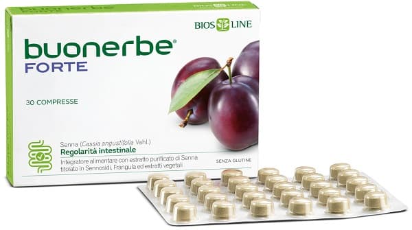 Buonerbe Forte Integratore Transito Intestinale 30 Compresse