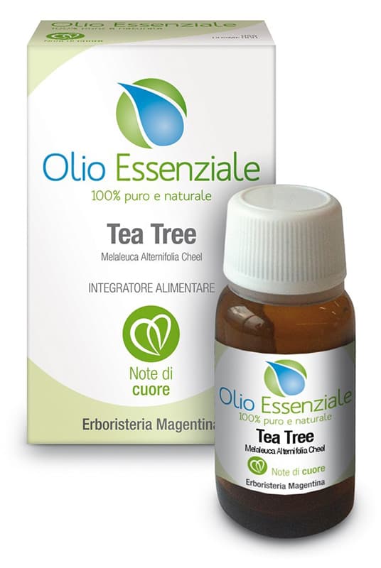 Erboristeria Magentina Olio Essenziale Tea Tree Olio Pelle 10 ml