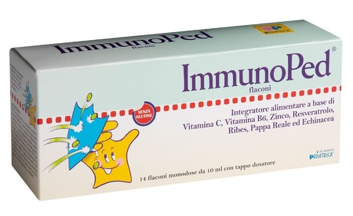 Immunoped Integratore Difese Immunitarie Bambini 14 Flaconcini