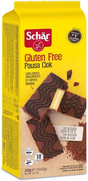 Schar Pausa Ciok Merendina Di Pan Di Spagna Ricoperta Al Cacao Senza Glutine 35g