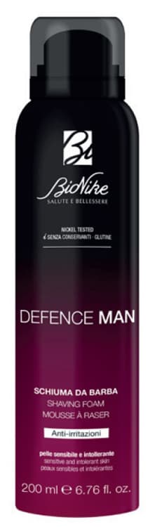 Bionike Defence Man Safe Shave Schiuma Barba Anti-irritazioni 200 ml