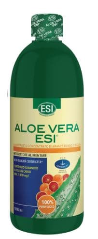 Esi Aloe Vera Puro Succo Arancia Rossa Integratore Depurativo 1000 ml