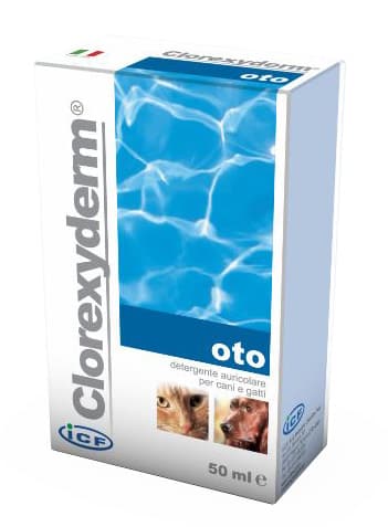 Icf Clorexyderm Oto Detergente Auricolare Cani E Gatti 50 Ml
