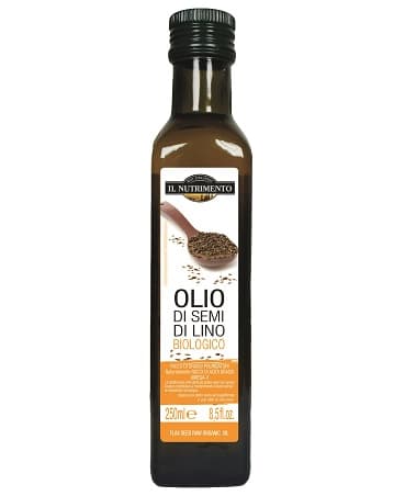 Il Nutrimento Olio Di Semi Di Lino Crudo Biologico Alimentare 250ml