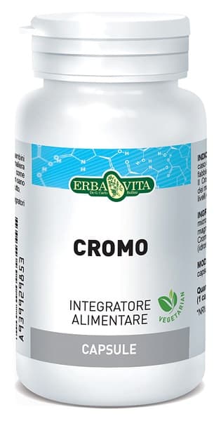 Erba Vita Cromo Integratore Metabolico 60 Capsule