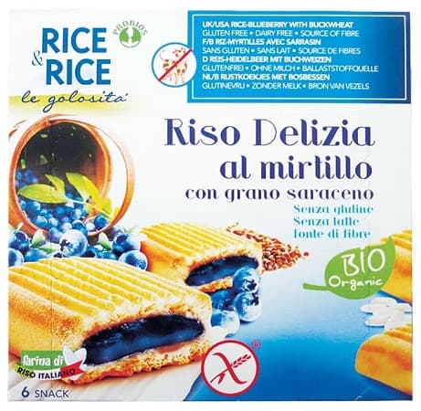 Rice&Rice Riso Delizia Al Mirtillo Con Grano Saraceno Biologico Senza Glutine 200g