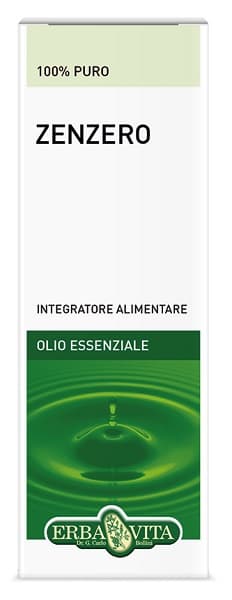 Erba Vita Olio Essenziale Zenzero Integratore Digestivo 10 ml