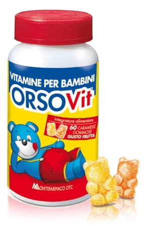 Orsovit 60 Caramelle Gommose con Vitamine per Bambini