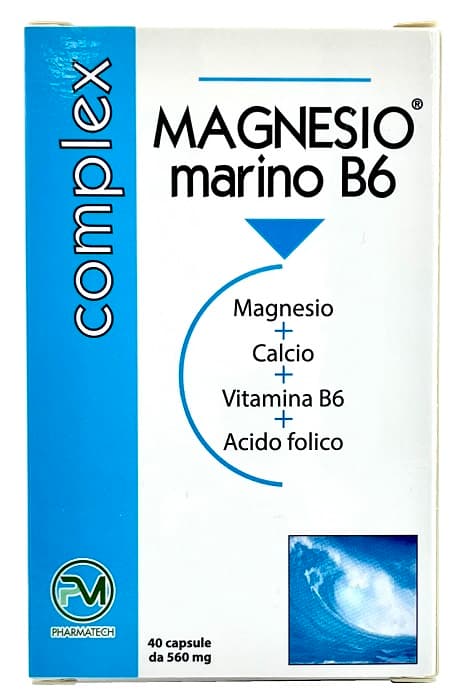 Magnesio Marino B6 Integratore Alimentare 40 Capsule
