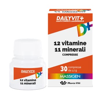 Massigen Dailyvit+ Integratore Multivitaminico Multiminerale 30 Compresse