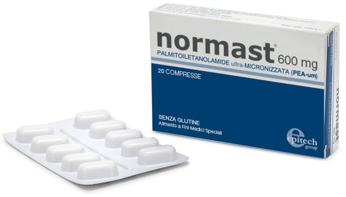 Normast 600 Mg Integratore Con Palmitoiletanolamide 20 Compresse