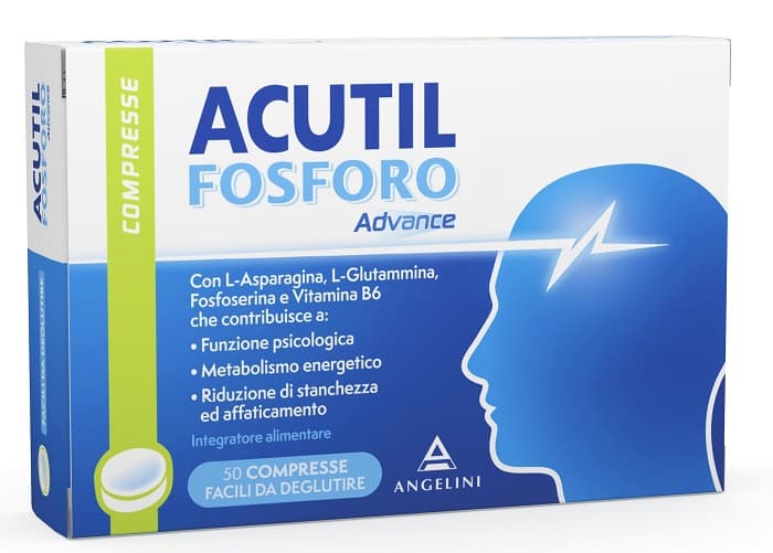 Acutil Fosforo Advance Integratore Per Memoria e Concentrazione 50 Compresse