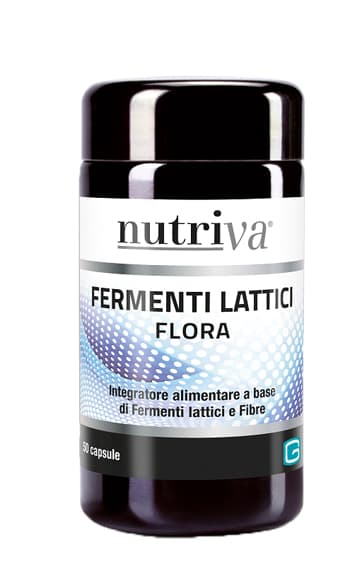 Nutriva Flora Integratore di Fermenti Lattici 50 Compresse
