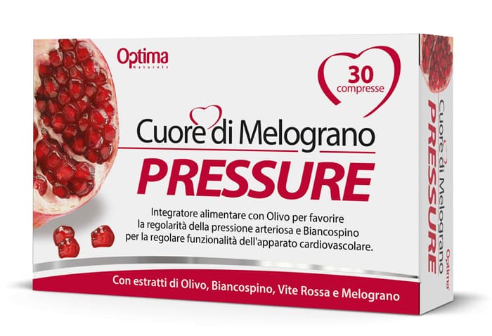 Optima Cuore Di Melograno Pressure Integratore Per il Cuore 30 Compresse