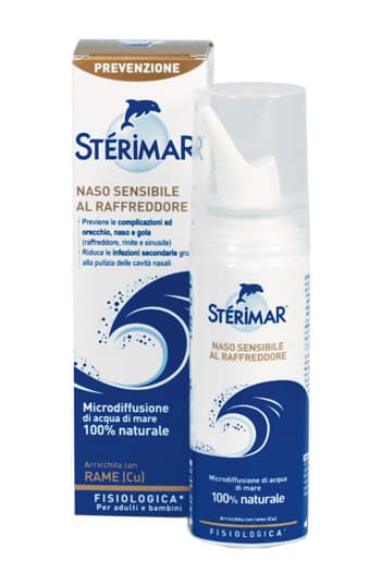 Sterimar Cu Spray Nasale Isotonico Decongestionante Nasale 100 ml