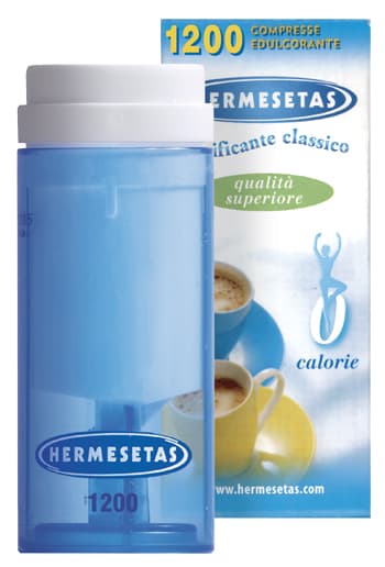 Hermesetas Original Dolcificante Classico Acalorico 1200 Compresse