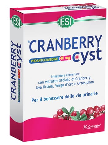 Esi Cranberry Cyst Integratore Vie Urinarie 30 Ovalette