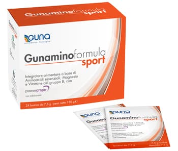 Gunamino Formula Sport Integratore Amminoacidi 42 Bustine