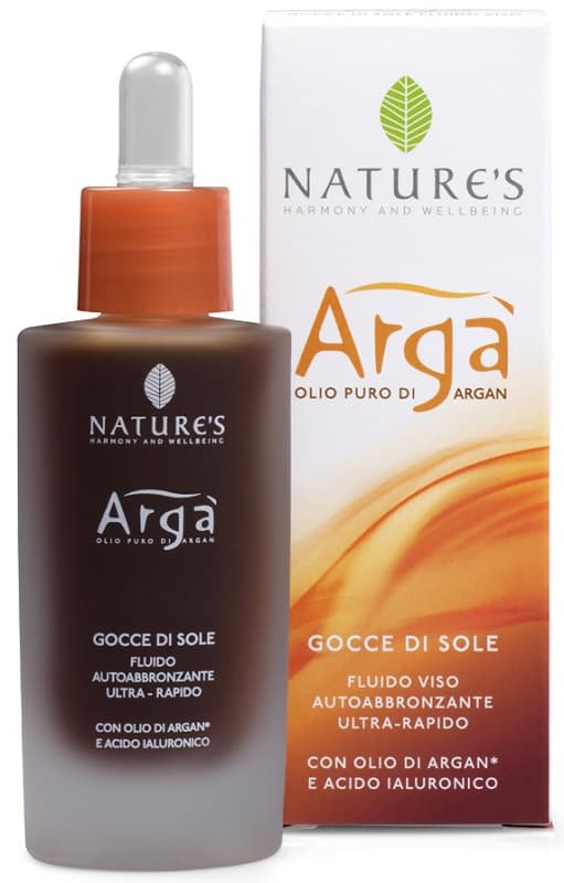 Nature's Argà Gocce di Sole Viso Fluido Autoabbronzante 30 ml
