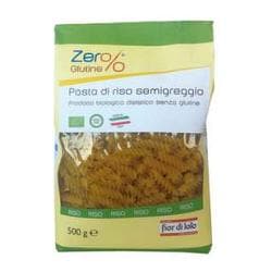 Fior Di Loto Zero% Glutine Fusilli Di Riso Semgreggio Senza Glutine Bio 500g