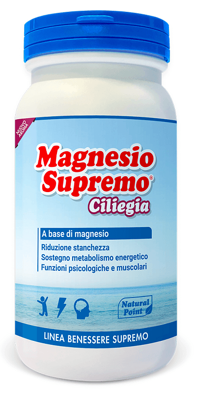 Natural Point Magnesio Supremo Integratore Gusto Ciliegia 150 g