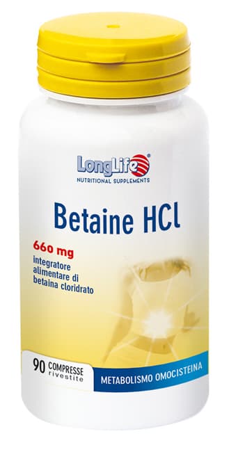 LongLife Betaine HCl Integratore 90 Compresse
