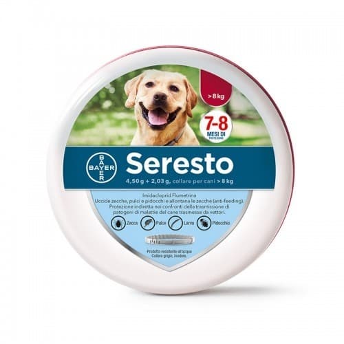 Seresto Collare Antiparassitario per Cani Più di 8 Kg