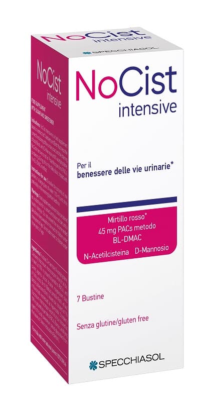 Specchiasol Nocist Intensive Integratore Vie Urinarie 7 Bustine