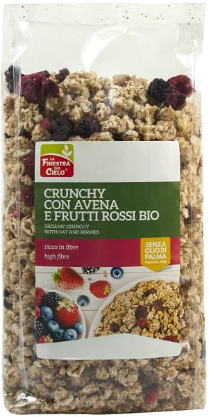 CRUNCHY C/AVENA/FRUTTI ROSSI