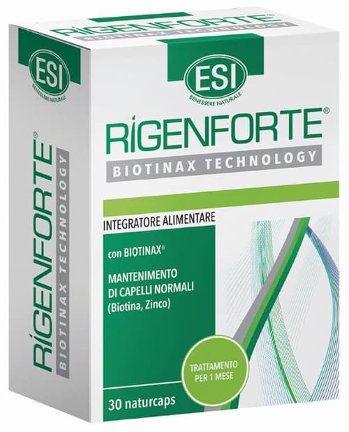 Esi Rigenforte Retard Naturcaps Integratore Unghie e Capelli 30 Capsule