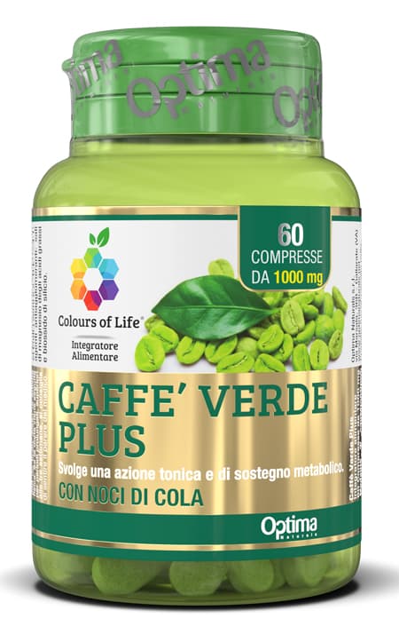 Optima Colours of Life Caffè Verde Plus Integratore Tonico 60 Compresse
