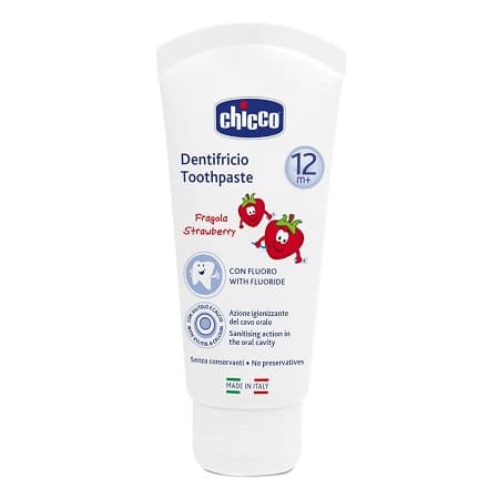 Chicco Dentifricio Fragola 50 ml +12m