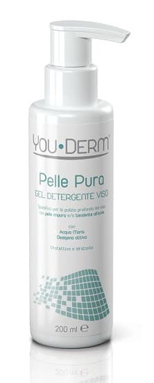 YouDerm Pelle Pura Gel Detergente Viso 200 ml