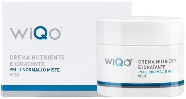 Wiqo Crema Nutriente ed Idratante Pelli Normali o Miste Viso 50 ml