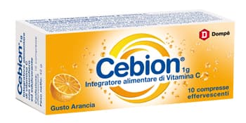 Cebion Effervescente Arancia Integratore Vitamina C 10 Compresse