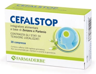 Farmaderbe Cefalstop Integratore Anti Tensivo 30 Compresse