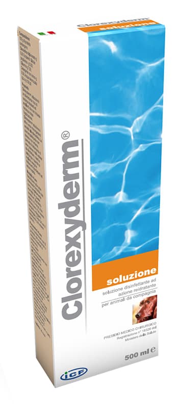 Icf Clorexyderm Soluzione Disinfettante Veterinaria 500 Ml