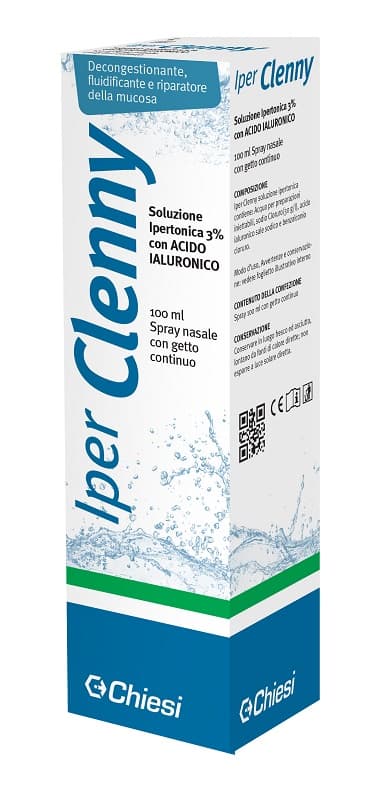Iper Clenny Spray Nasale Ipertonico con Acido Ialuronico 100 ml