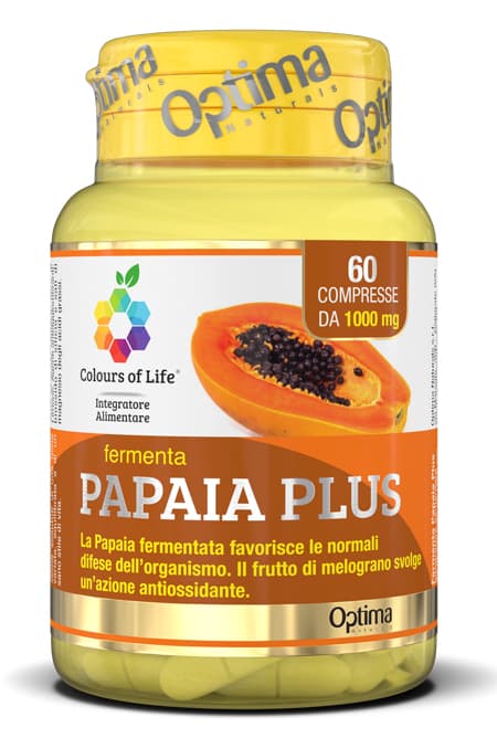 Optima Colours of Life Papaya Plus Integratore Antiossidante 60 Compresse
