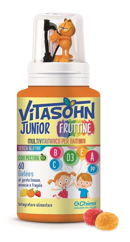 VitaSohn Junior Fruttine Integratore Multivitaminico Bambini 60 Caramelle