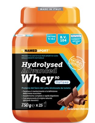Named Sport Hydrolysed Advanced Whey Delicious Chocolate Integratore Proteico 750 g
