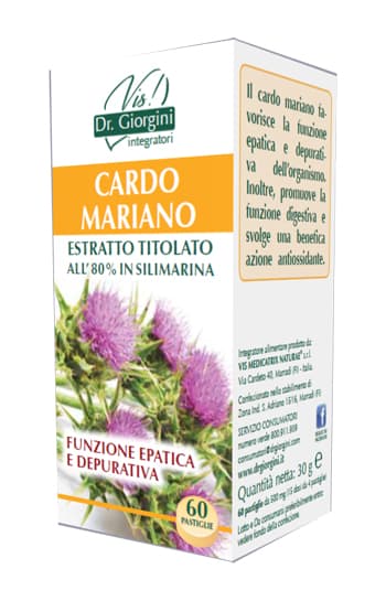 Dr. Giorgini Cardo Mariano Estratto Titolato Integratore Fegato 60 Pastiglie