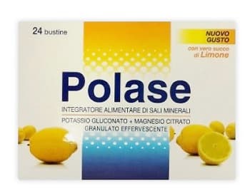 Polase Integratore Sali Minerali Gusto Limone 24 Bustine