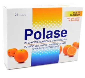 Polase Integratore Sali Minerali Gusto Arancia 24 Bustine